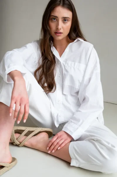 Penn&Ink | Blouse | S25Z724 / White
