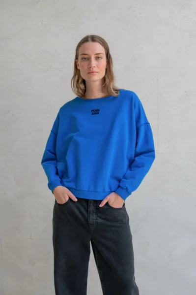 Penn&Ink | Sweater | W25F1703 / Royal Blue Black