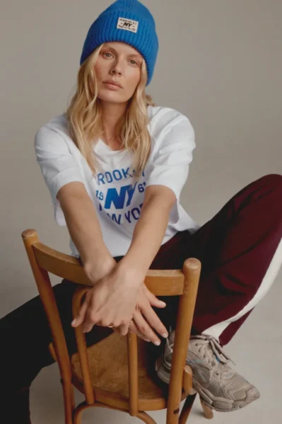 Penn&Ink | T-Shirt | W25F1746 / White Royal Blue