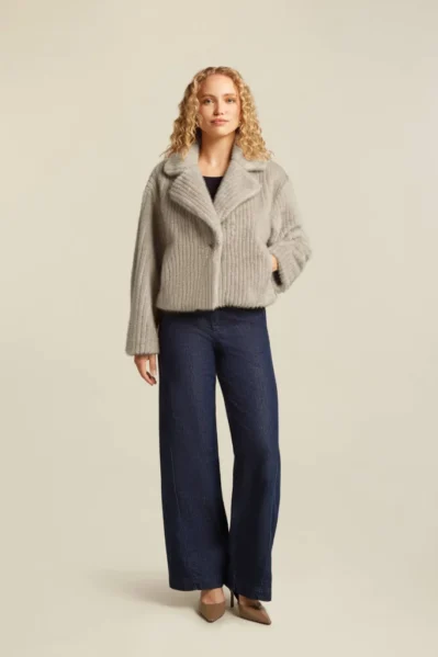 Beaumont | Jas | Fallony Short Coat / Chinchilla