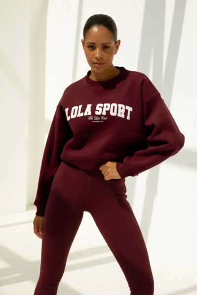 The Lola Club | Sweater | Jade Sweater / Cherry Red