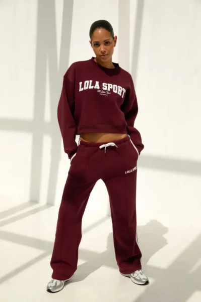 The Lola Club | Broek | Jade Pants / Cherry Red