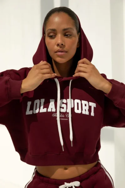 The Lola Club | Hoodie | Jade Hoodie / Cherry Red