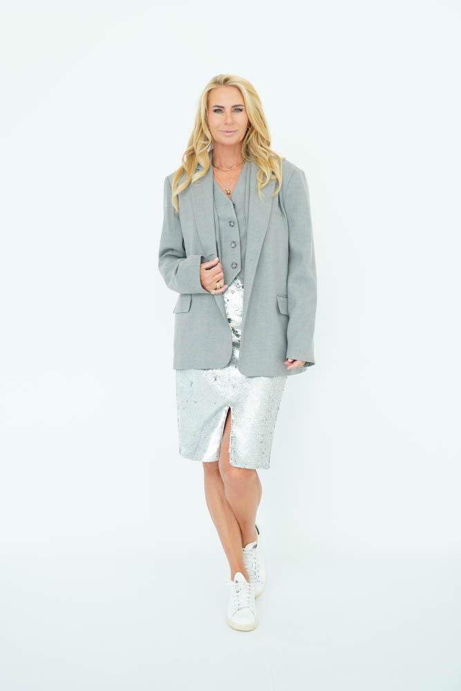 Est’Seven X Ellemieke | Rok | Yousra Skirt / Silver