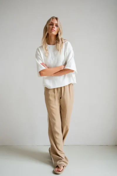 Penn&Ink | Sweater | S26F1835 / Ecru-White