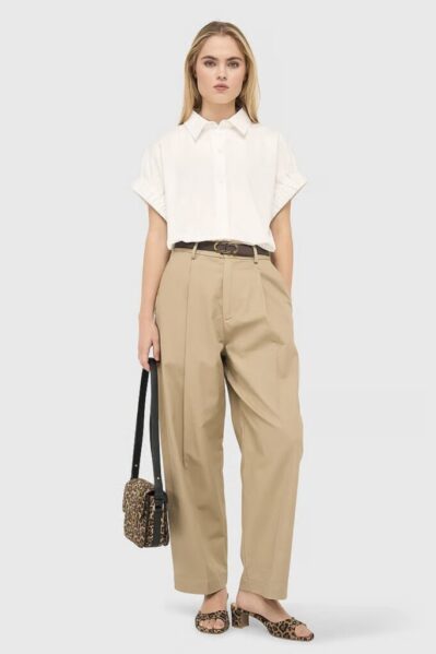 Janice | Blouse | Yaro / Wit