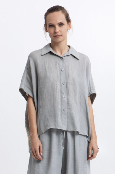 Greek Archaic Kori | Blouse | S26K-4085036 / Stone Gold