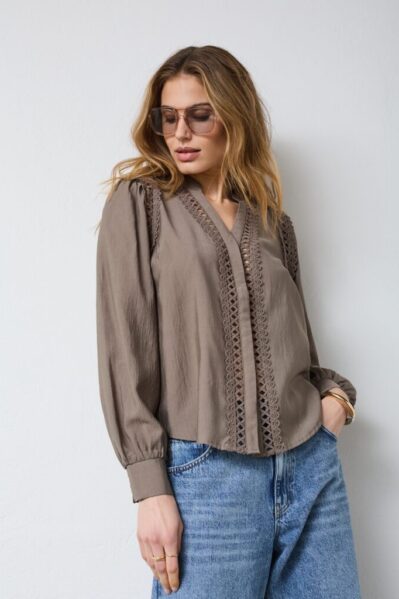 Co'couture | Blouse | Notice Lace Shirt / 154
