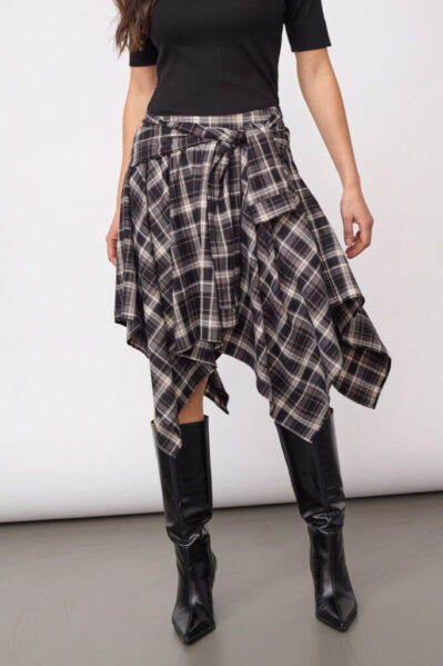 Co'couture | Rok | Dagny Check Tie Skirt / 65001