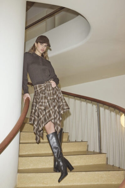 Co'couture | Rok | Dagny Check Tie Skirt / 20002