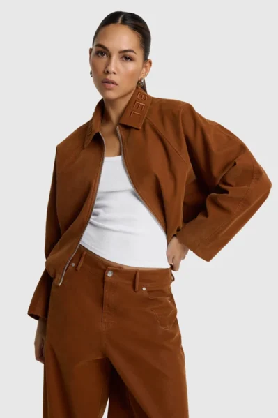 Alix The Label | Jacket | Faux Suede Ballon Jacket / 666