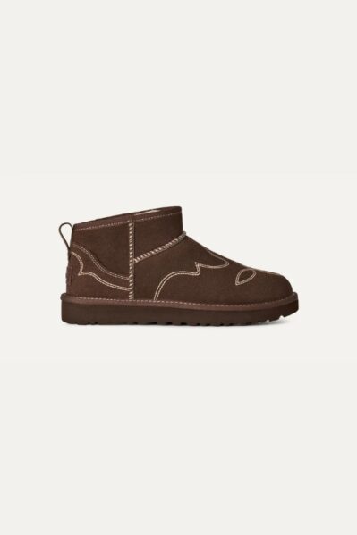 Ugg | Schoen | Classic Ultra Mini Western / Burnt Cedar