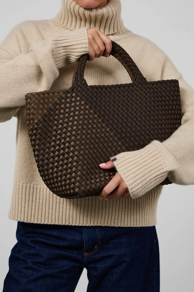 Marrea | Tas | Medium / Espresso X Coco Coastal Check