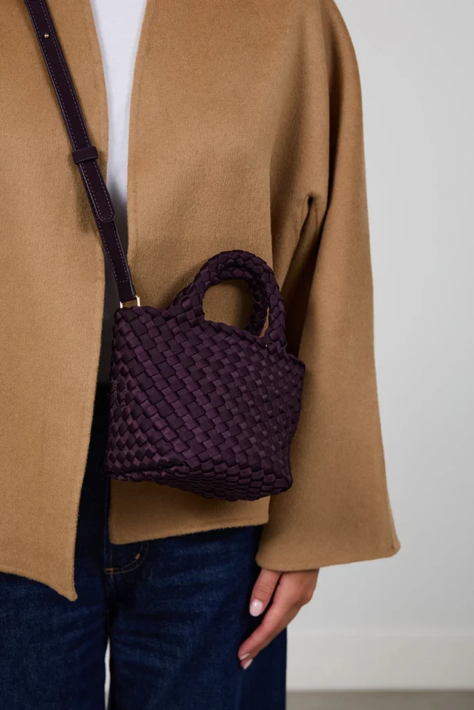 Marrea | Tas | Mini / Aubergine Satin