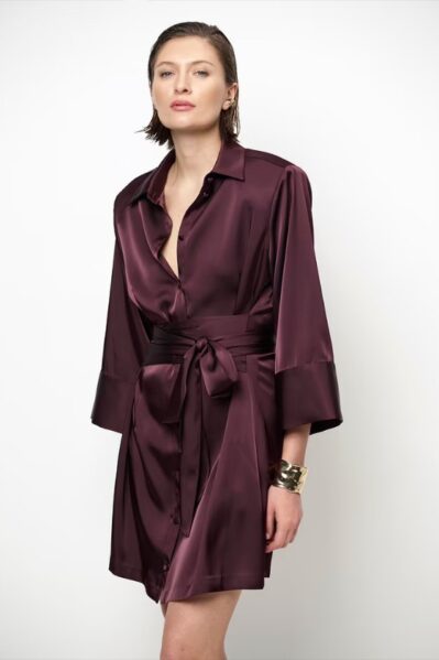 Dante6 | Jurk | Noanne / Bordeauxrood