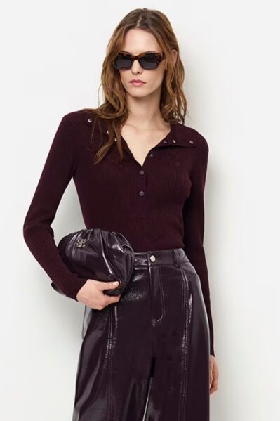 Dante6 | Sweater | Sonia / Bordeauxrood
