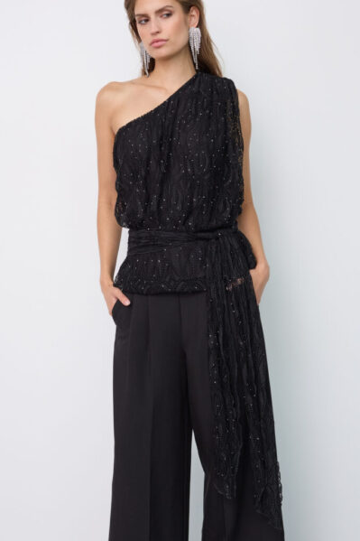 Co'couture | Top | Erica Stone Lace Top / 65001
