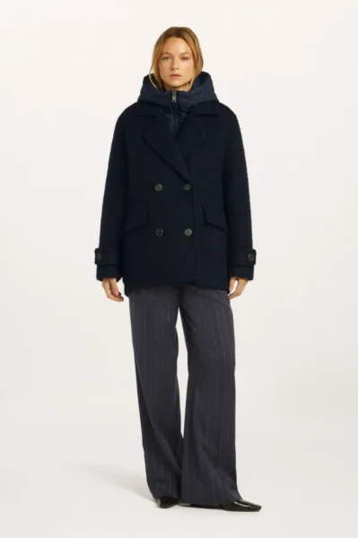 Beaumont | Jas | Avril Short Coat / Night Blue