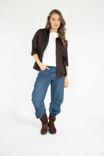 Est'Seven | Blouse | Budbey Blouse / Dark Brown