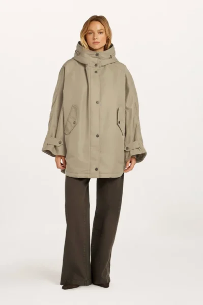 Beaumont | Jas | Garbo Coat / Dark Sand