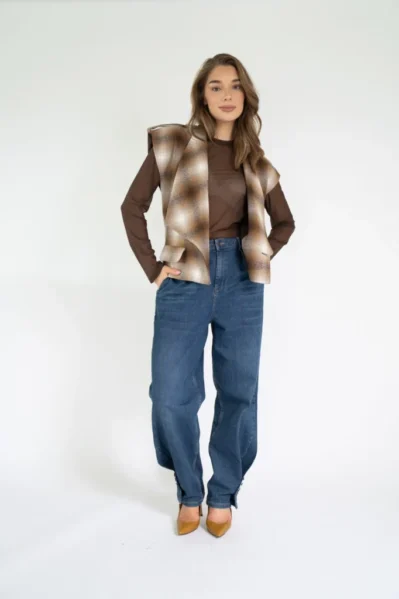 Est'Seven | Gilet | Siral Top / Checkered