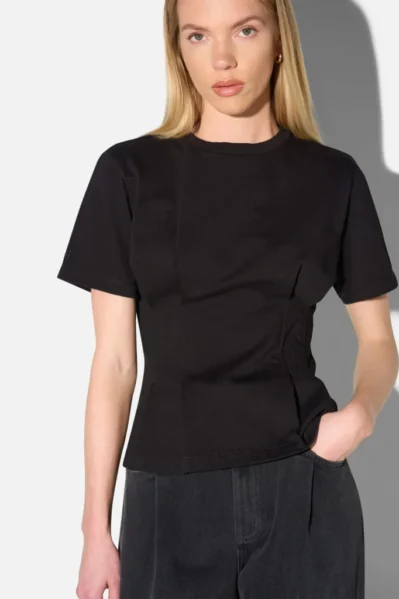 Janice | T-Shirt | Keon / Zwart
